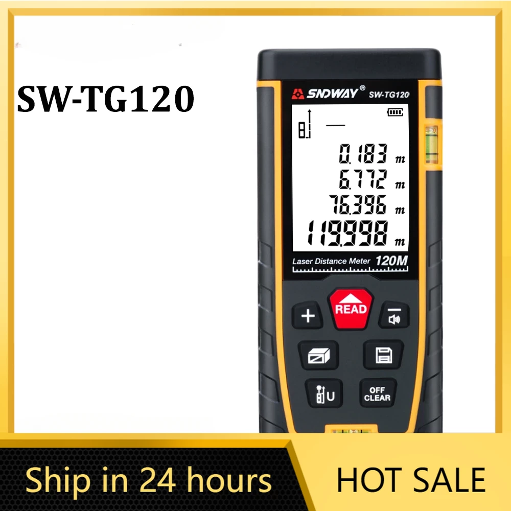Stanley Tape 25Ft - SNDWAY-Telémetro láser trena, medidor de distancia,