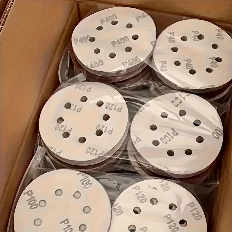 Random Orbital Sander - 100 piezas de papel de lija
