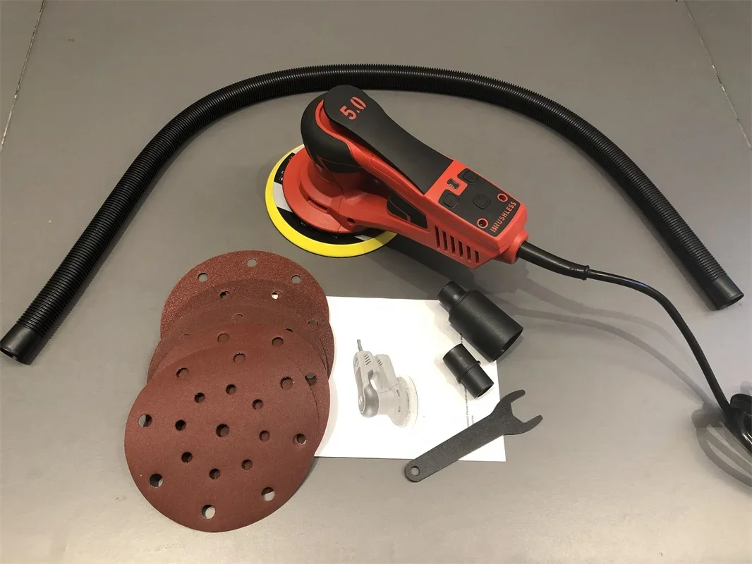 Random Orbital Sander - Lijadora orbital aleatoria profesional sin escobillas