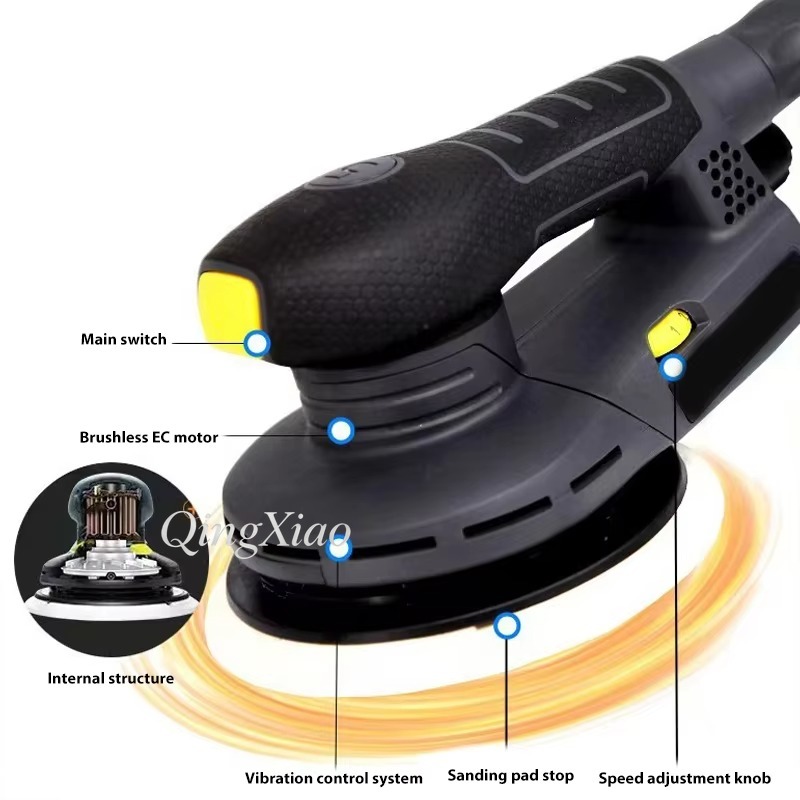 Random Orbital Sander - Lijadora Orbital Aleatoria de 6 Pulgadas