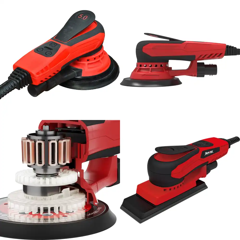 Random Orbital Sander - Lijadora Orbital Aleatoria Eléctrica Industrial sin