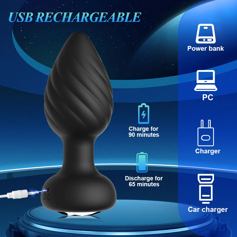 Vibrador Anal con Control por  - Power Tools App reseña y precio
