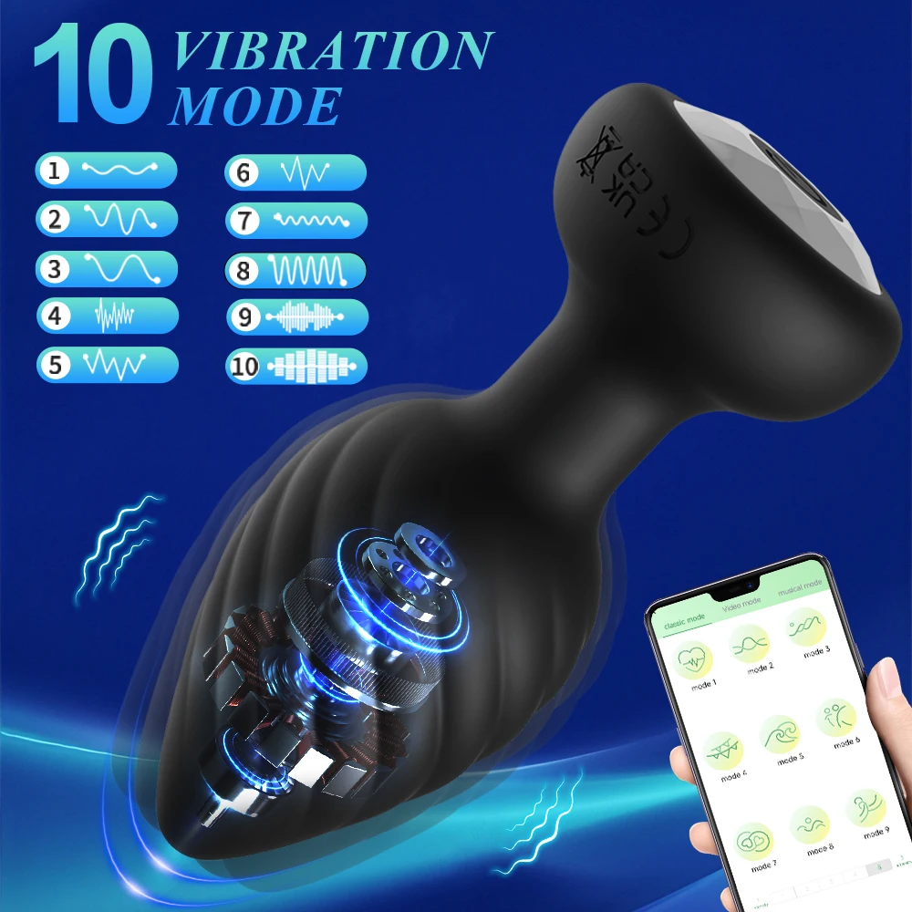 Vibrador Anal con Control por  - Power Tools App reseña y precio