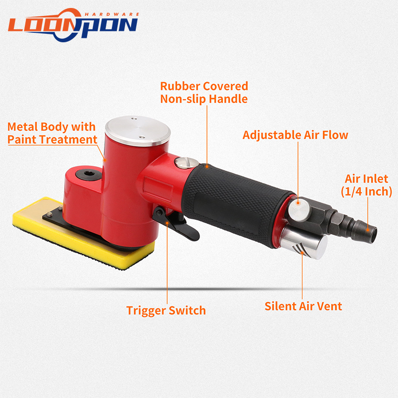 Loonpon Mini lijadora de aire  - Random Orbital Sander reseña y precio