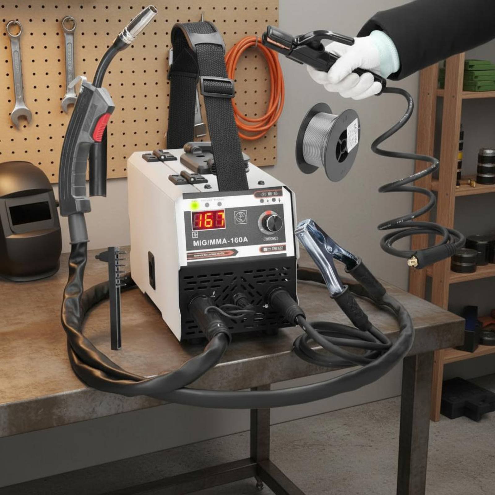 Soldadora MIG MMA Portátil, Li - Power X Tools And Machinery reseña y precio