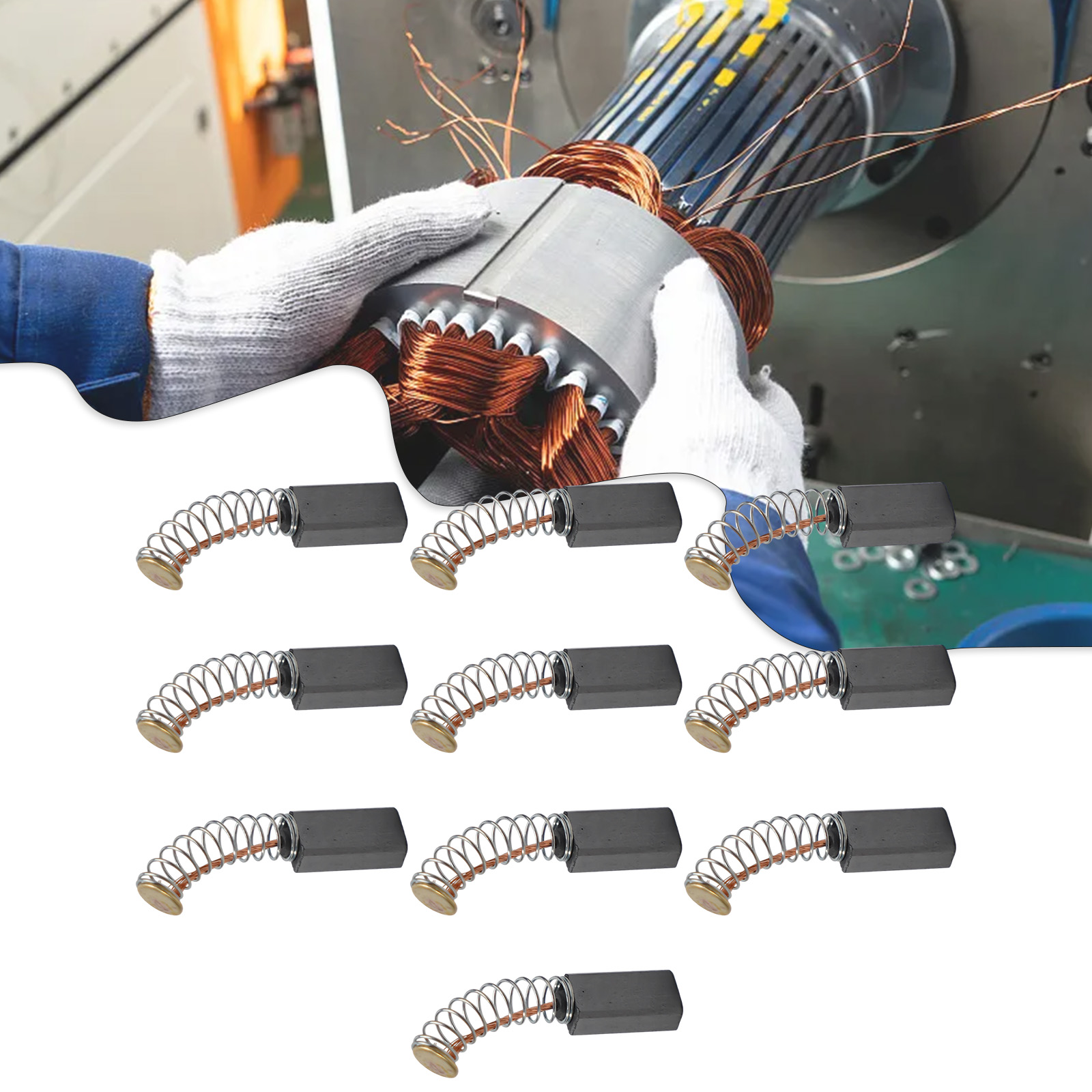 Paquete de 10 escobillas de ca - Power X Tools And Machinery reseña y precio