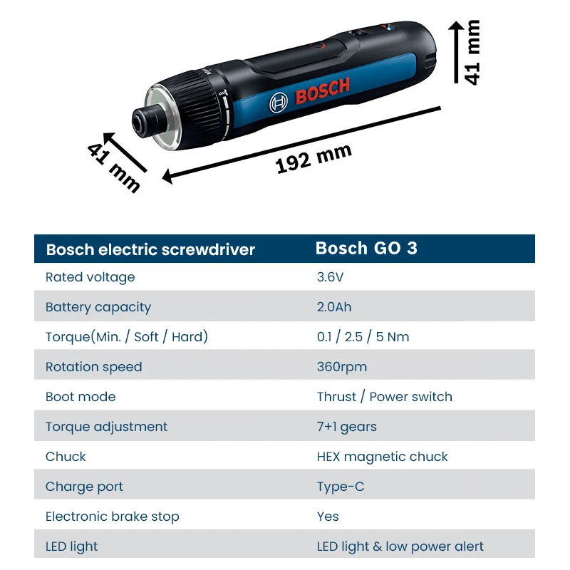 Destornillador Eléctrico BOSCH - Power Tools Professional reseña y precio