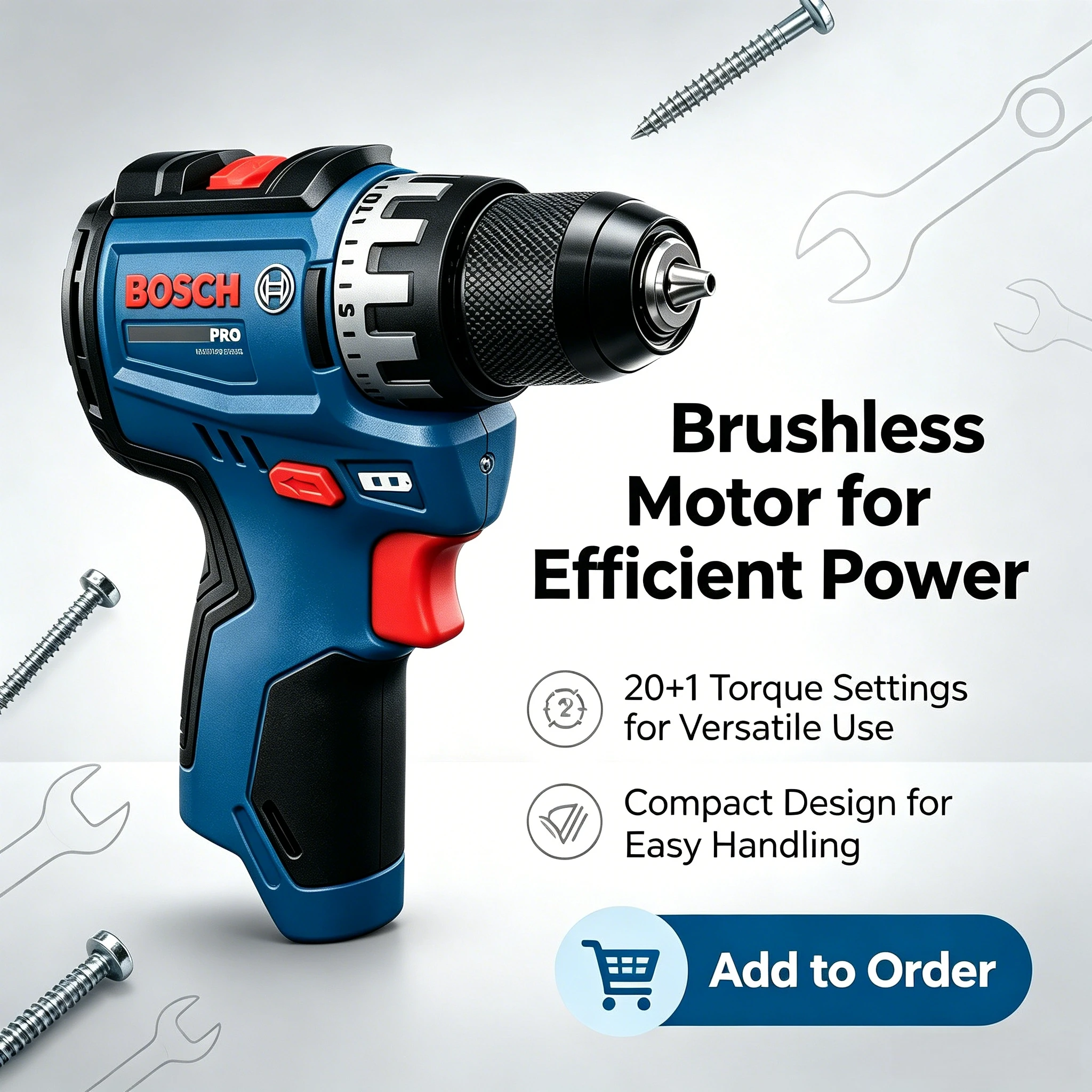 Taladro Inalámbrico Bosch Prof - Power Tools Professional reseña y precio