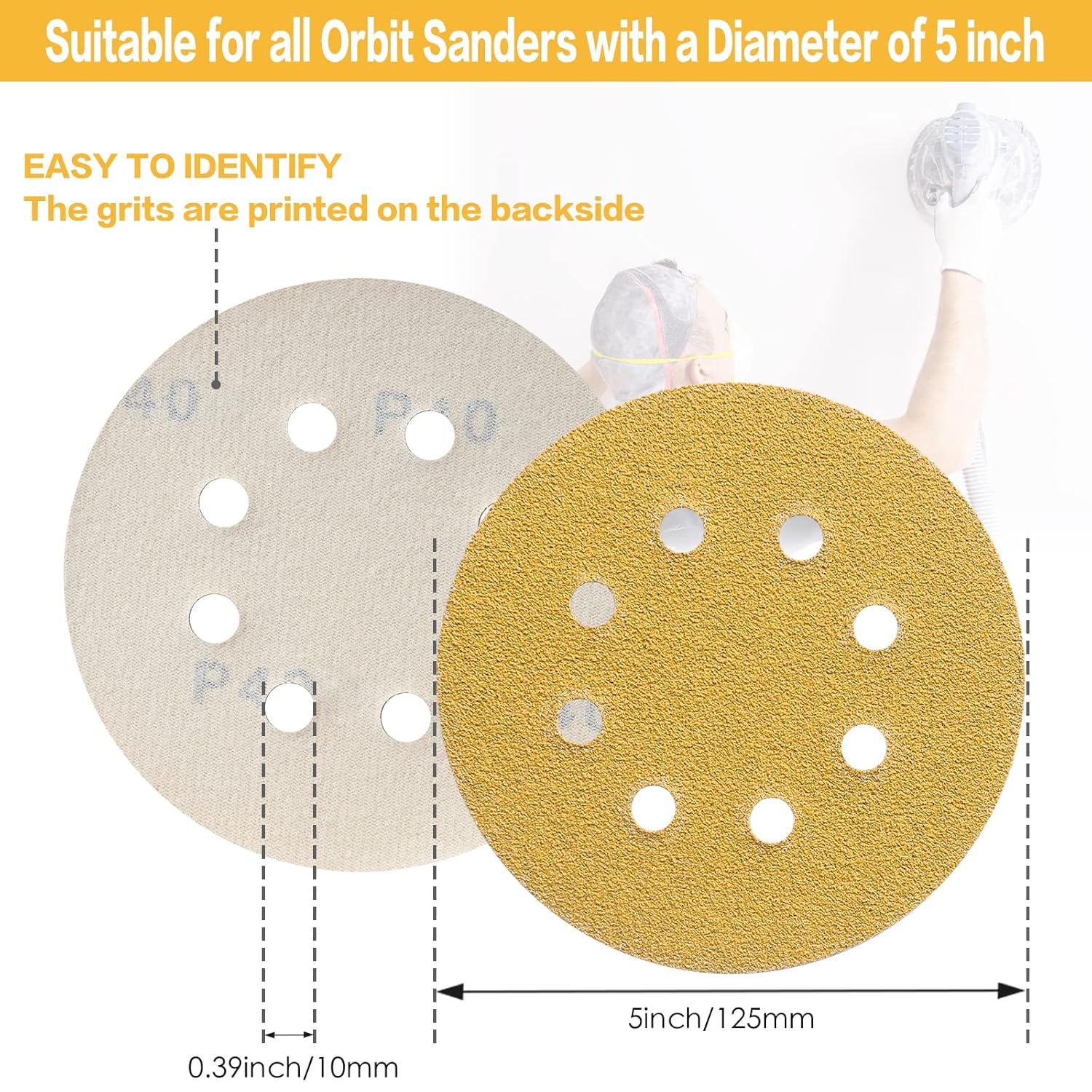 10-100 Uds. Discos de lijado d - Random Orbital Sander reseña y precio