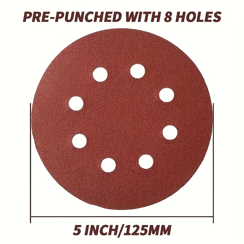 100 piezas de papel de lija de - Random Orbital Sander reseña y precio