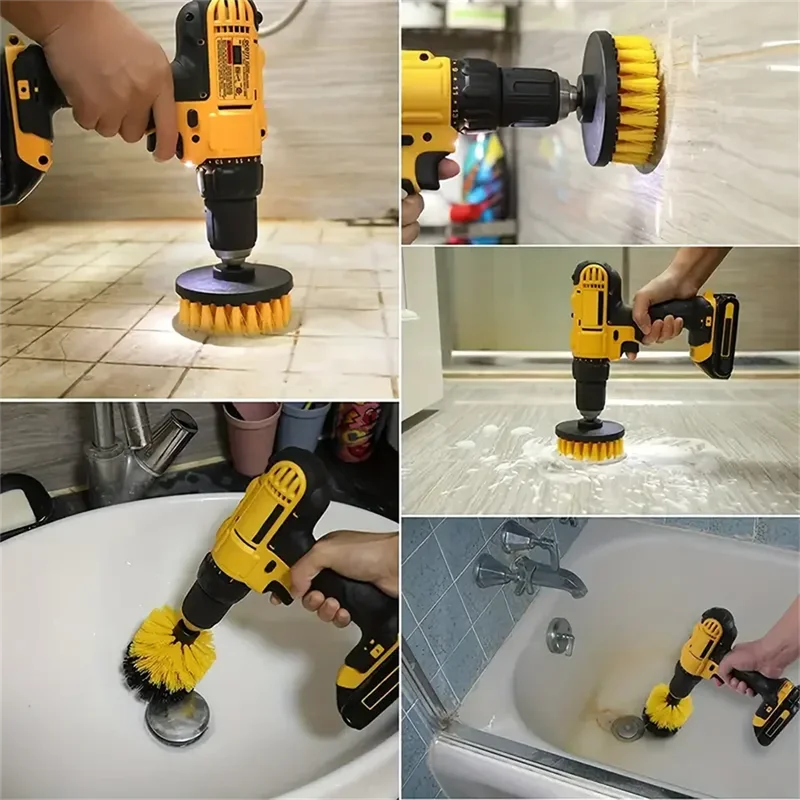 Juego de 3 cepillos de limpiez - Power Tools On Sale reseña y precio