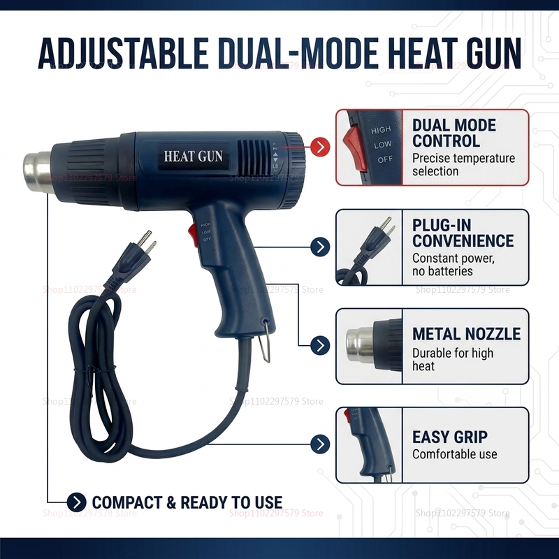 Nueva Pistola de Aire Caliente - Heat Gun Variable reseña y precio